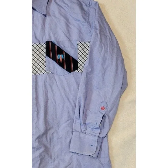 ROBERT GRAHAM FLIP CUFF MENS COTTON BUTTON DOWN SIZE XL - Picture 2 of 10